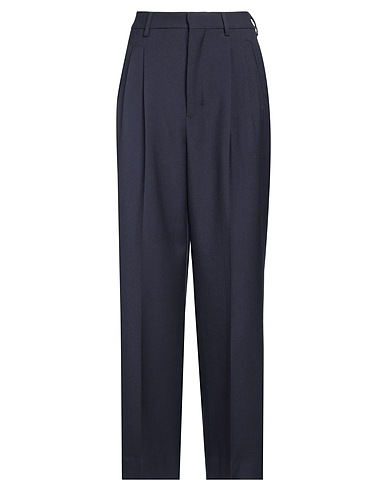 AMI ALEXANDRE MATTIUSSI Casual pants Midnight blue 100% Virgin Wool