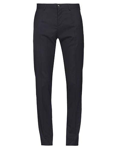 DOLCE&GABBANA Casual pants Midnight blue 97% Virgin Wool, 3% Elastane