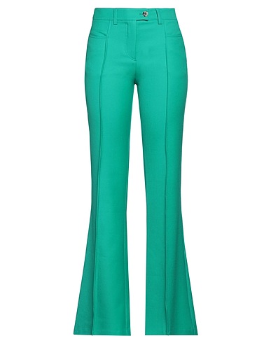 GIUSEPPE DI MORABITO Casual παντελόνι Πράσινο σμαραγδί 100% Μαλλί