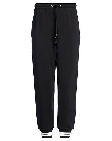 MONCLER Casual pants Black 91% Cotton, 9% Polyamide