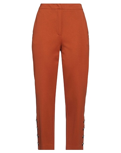 TWINSET Casual trouser Brown 68% Viscose, 27% Polyamide, 5% Elastane