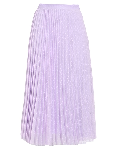 TWINSET Midi skirt Lilac 100% Polyester