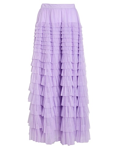 TWINSET Long skirt Lilac 100% Polyester