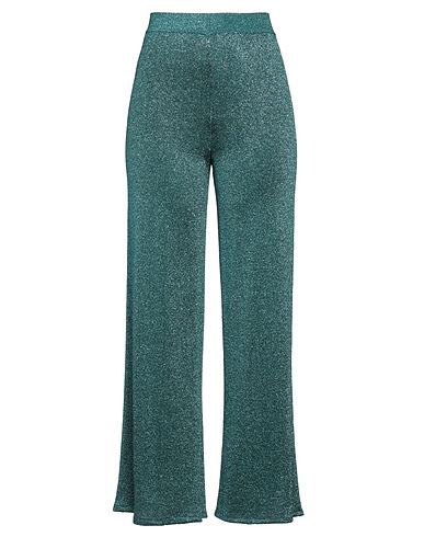 MISSONI Casual trouser Turquoise 48% Viscose, 33% Cupro, 19% Polyester