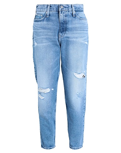 CALVIN KLEIN JEANS Denim trousers Blue 100% Cotton