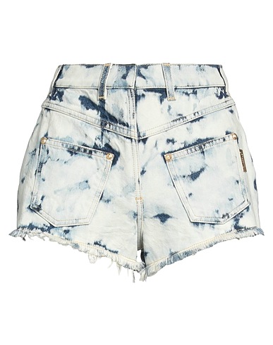 BALMAIN Denim shorts Blue 100% Cotton