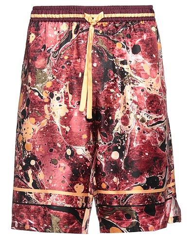 DOLCE&GABBANA Shorts & Bermuda Bordeaux 100% Seta