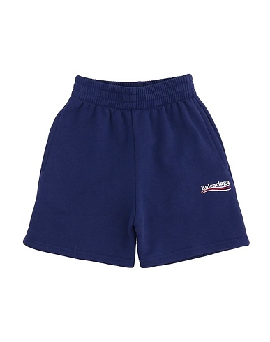 BALENCIAGA KIDS Pantalone felpa Blu navy 100% Cotone, Poliestere