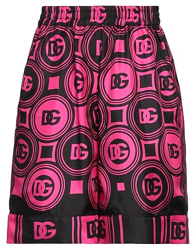 DOLCE&GABBANA Shorts & Bermuda Fuchsia 100% Silk