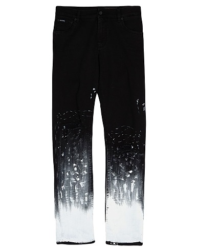 DOLCE&GABBANA Denim pants Black 98% Cotton, 2% Elastane