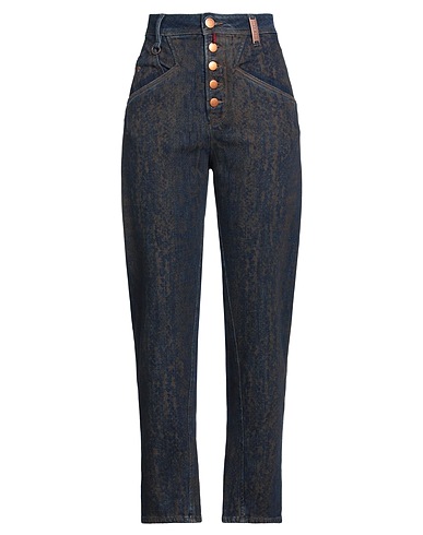 HIGH Denim trousers Blue 98% Cotton, 2% Elastane