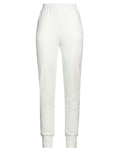 TWINSET Casual trouser Ivory 68% Viscose, 27% Polyamide, 5% Elastane