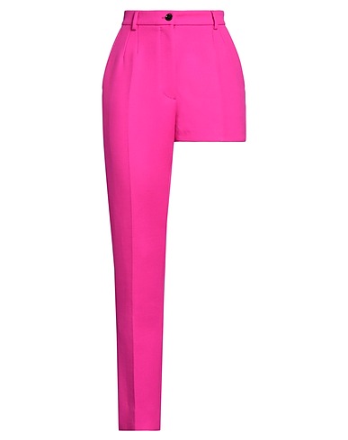DOLCE&GABBANA Casual pants Fuchsia 100% Virgin Wool