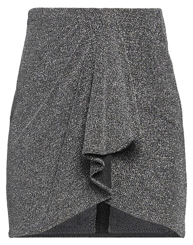 MARANT ÉTOILE Mini skirt Silver 63% Polyamide, 32% Polyester, 5% Elastane