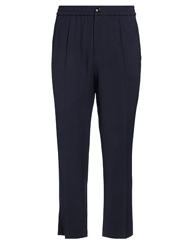 AMI ALEXANDRE MATTIUSSI Pantalone Blu navy 55% Viscosa, 45% Lana