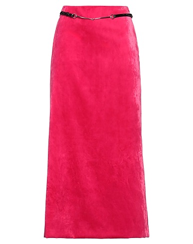 GUCCI Long skirt 72% Viscose, 28% Silk, Lambskin