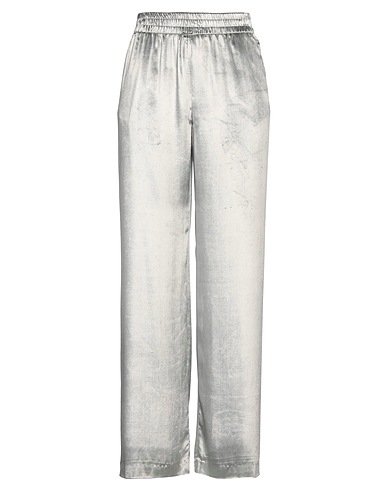REDValentino Casual pants Grey 85% Viscose, 15% Silk