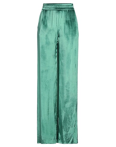 REDValentino Casual trouser Green 85% Viscose, 15% Silk