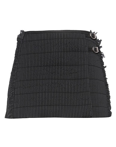 DURAZZI Mini skirt Black 98% Polyester, 2% Elastane