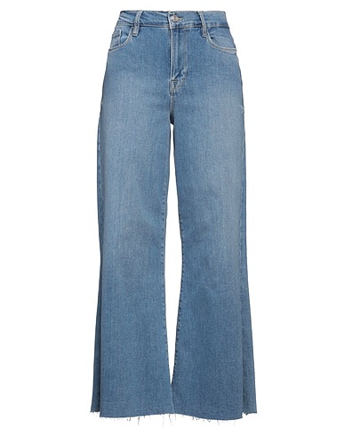 FRAME Denim trousers Blue 77% Cotton, 18% Modal, 4% Elasterell-p, 1% Elastane
