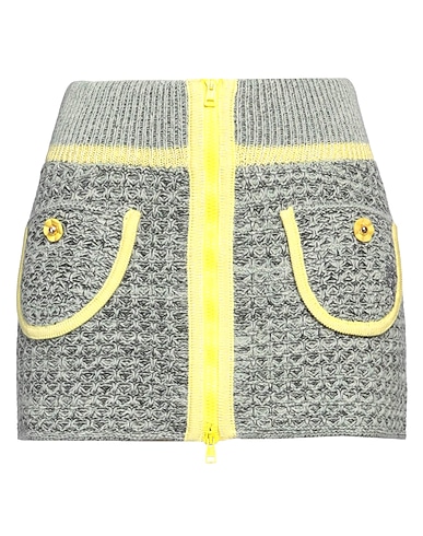 CORMIO Mini skirt 34% Wool, 33% Cotton, 23% Viscose, 5% Polyamide, 5% Metallic fiber