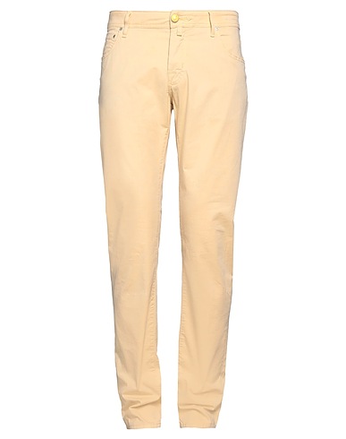 JACOB COHЁN 5-pocket Pastel yellow 98% Cotton, 2% Elastane