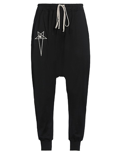 RICK OWENS x CHAMPION Pantalone Nero 100% Cotone