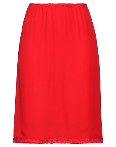 GUCCI Midi skirt Red 73% Acetate, 27% Silk