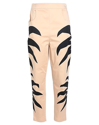 BOUTIQUE MOSCHINO Casual pants Beige 98% Cotton, 2% Elastane
