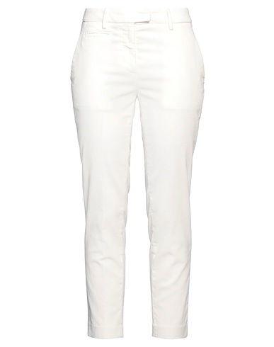 DONDUP Casual trouser White 62% Cotton, 36% Lyocell, 2% Elastane