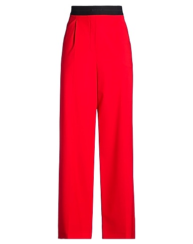 MSGM Casual trouser Red 96% Virgin Wool, 4% Elastane