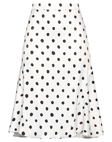 MARNI Midi skirt BIANCO 98% Viscose, 2% Elastane