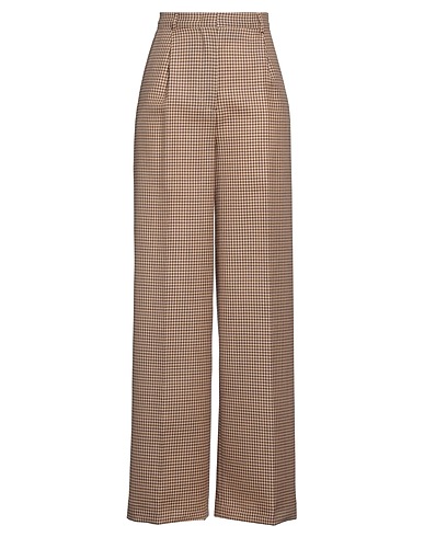 MSGM Casual trouser Camel 100% Wool