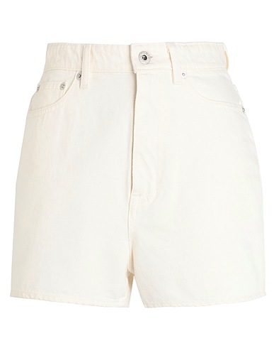 KENZO Denim shorts Ivory 100% Cotton