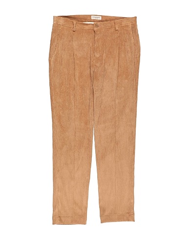 PAOLO PECORA Casual trouser Beige 85% Polyester, 12% Polyamide, 3% Elastane