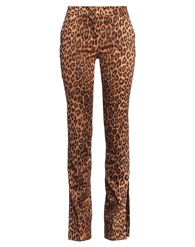 BLUMARINE Casual pants Brown 97% Cotton, 3% Elastane