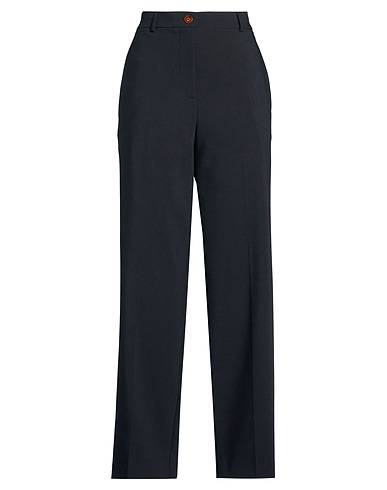 ALYSI Casual pants CRÈME Black 71% Polyester, 22% Viscose, 7% Elastane