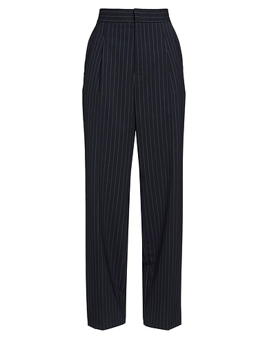 SEMICOUTURE Casual trouser Midnight blue 54% Polyester, 44% Virgin Wool, 2% Elastane