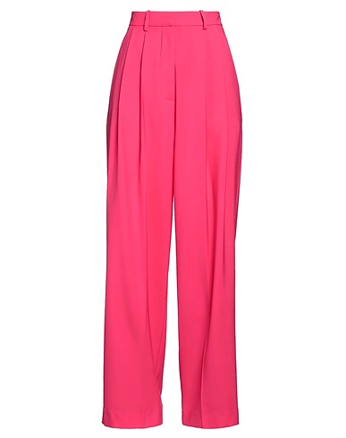 ALYSI Casual trouser CRÈME Fuchsia 95% Virgin Wool, 5% Elastane