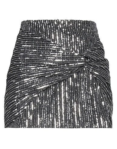SEMICOUTURE Minigonna Nero 100% Poliestere