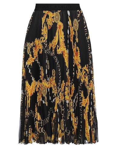VERSACE JEANS COUTURE Jupe mi-longue NERO 100% Polyester