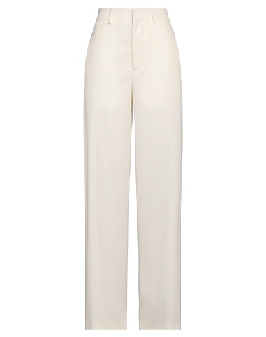 MM6 MAISON MARGIELA Casual pants Off white 54% Polyester, 44% Virgin Wool, 2% Elastane