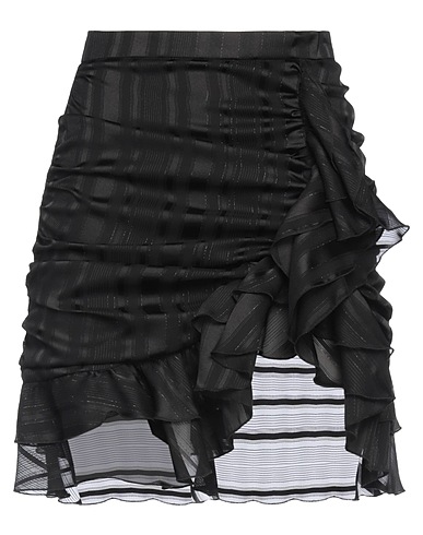 ACTUALEE Minirock Schwarz 100% Polyester