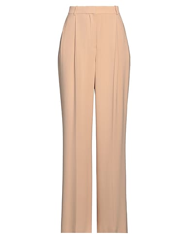 LORO PIANA Casual trouser Sand 95% Silk, 5% Viscose