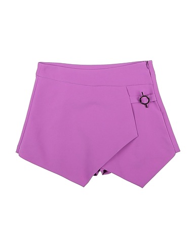 MET JEANS Shorts & Bermuda Mauve 97% Polyester, 3% Elastane