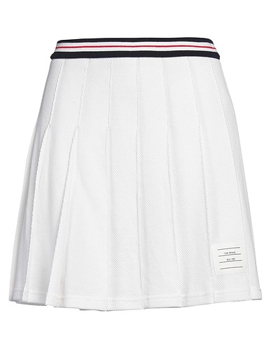 THOM BROWNE Mini skirt White 100% Cotton