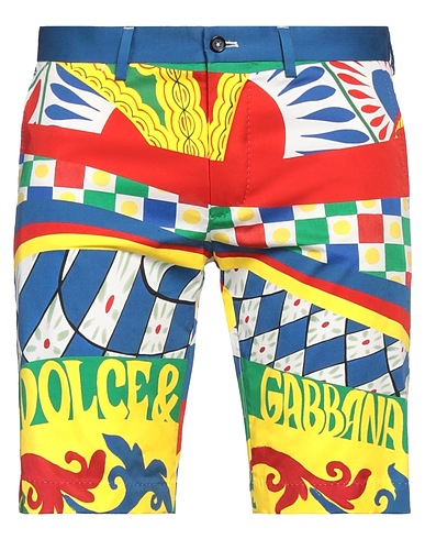 DOLCE&GABBANA Shorts & Bermuda Red 97% Cotton, 3% Elastane