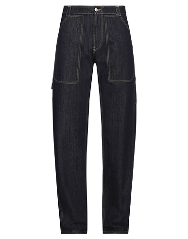 MCQUEEN Denim pants Blue 100% Cotton