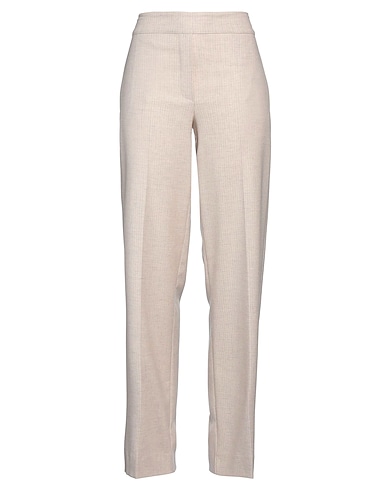 D.EXTERIOR Casual pants Beige 55% Wool, 43% Polyester, 2% Elastane