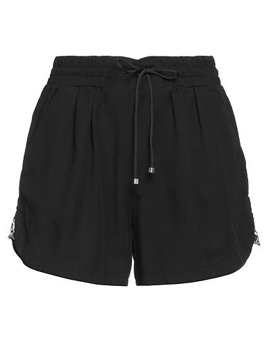 PINKO Shorts & Bermuda Black 100% Lyocell, Cotton, Polyester
